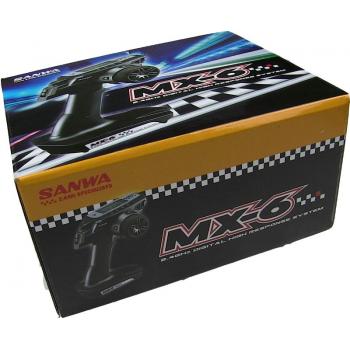 MX-6 DRY 1x RX-391W(waterproof Empfänger)/ohne Servos/TX/RX SANWA SURFACE CH3 2.4GHz FH-E