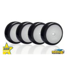 Matrix 1:10 Tourenwagen Z36 Reifen Komplettrad verklebt Asphalt (4) ETS Stock